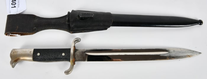 WWII German Fireman Dress Dagger W/ Sheath