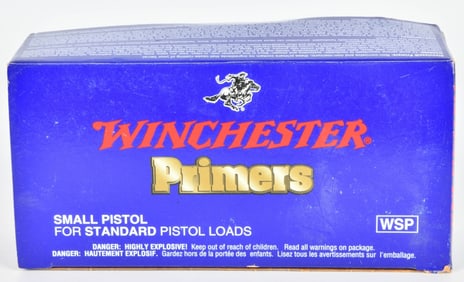 1000 Count Of Winchester Small Pistol Primers