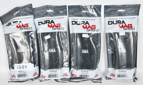 (4) Duramag Speed Aluminum 223/556 30 rd mags