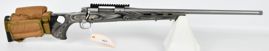 Winchester Model 70 Coyote Outback Stainless .308: Up Next We Have a Winchester Model 70 Coyote Outback Stainless Bolt Action Rifle Chambered in .308 Win, 24" Threaded Heavy Barrel, Grey Laminate Thumbhole Stock, Topped With a 20 MOA Rail, and Equippe