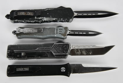 (4) various OTF Tactical Knives