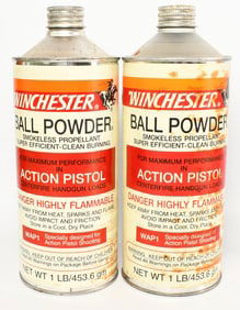 Winchester Ball Powder Action Pistol CF (2) 1lb bt
