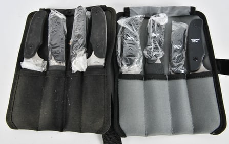 Browning RMEF 4 Blade set & 6 RMEF Set