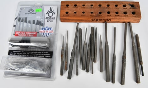 1 15 Piece & 1 12 Piece Gunsmith Punch Set