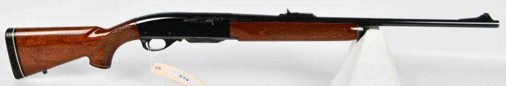 Remington Woodsmaster Model 742 .30 06 SPRG: Up Next We Have a Remington Model 742 Woodsmaster Semi Auto Rifle Chambered in .30 06, It Comes With One Magazine, 22" Barrel, and Overall Appears in Great Condition, Deluxe Gloss Stock.