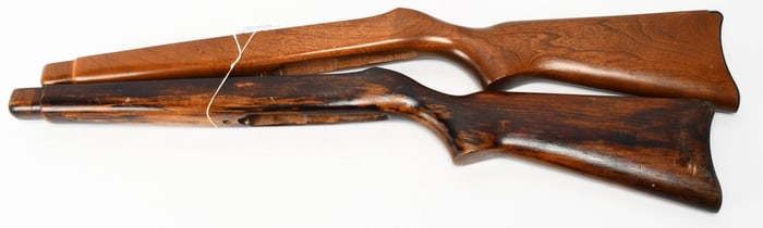 2 Unmarked Wood 10/22 Replacement Stocks
