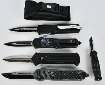 (5) OTF Tactical Survival Knives various