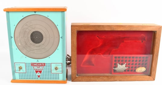 VTG Timed Rite Dry FIre Target and Wood Display