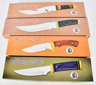 4 New In the Box Chipaway Fixed Blade Knives