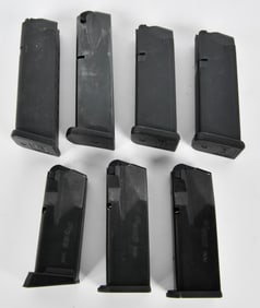 Lot of 7 Magazines Glock, Sig Sauer, Beretta