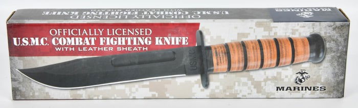NIB USMC Combat Fighting Knife W/ Sheath