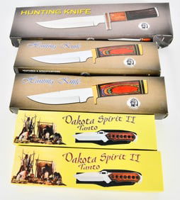 5 New In the Box Fixed Blade Knives