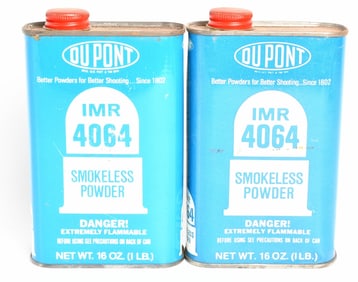 (2) 1lb cans of the DU-PONT IMR 4064 Smokeless Pow
