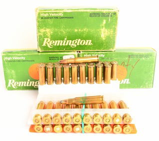 60 rds 30-30 win ammo & 21 rds reman ammo .308