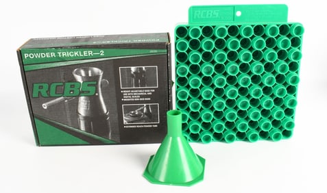RCBS Powder Trickler 2 & funnel & Case load block