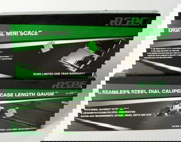 RCBS SS Dial Caliper case length & digital mini sc