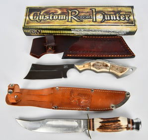 Edge Mark Solingen Germany Stag 55 Fixed Blade She