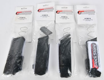 (4) New HCM01S Glock 17/34 Survival Mag 17 rd 9mm