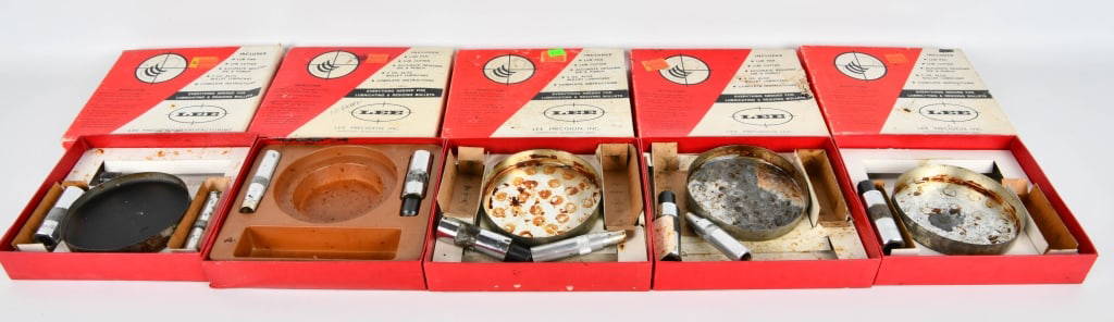 5 bxs Lee resizing die and punch: see pictures when bidding this lot