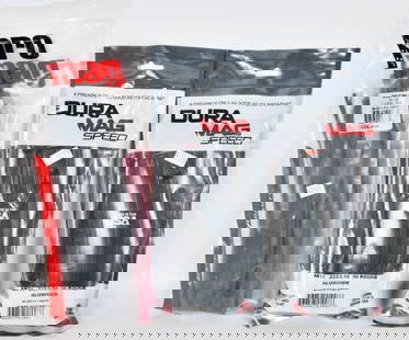 (2) NIP Duramag speed (1) Promag: lot contains two New in package Duramag Speed A.R. 223/556 30 rd Aluminum Performance magazine; Finish: Black Model: DURAMAG, Material: Aluminum, Type: Detachable, capacity: 30rd Manufacturer Part Num