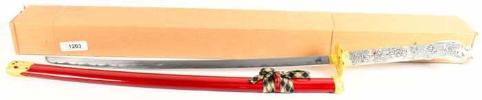 Fantasy Dragon Sword with Matching Scabbard