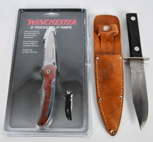 Winchester 3" Pocket Knife & PROV Cutlery Co
