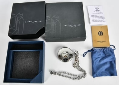 Charles Hubert Paris Mechanical Watch Pocket