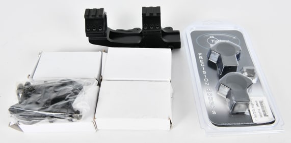 (6) various Scope Rings one is on a rail
