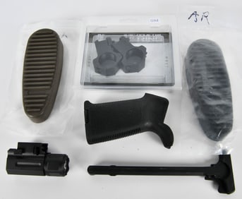 Scope Rings, Butt Pad, Flashlight, & Charging