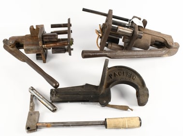 3 Vintage Herter's & Pacific Reloading Presses