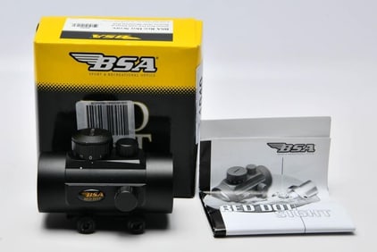 BSA Red Dot Sight Scope 42mm w/Integral Weaver