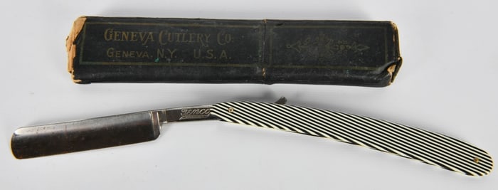 Antique Geneva Genco Straight Shaving Razor