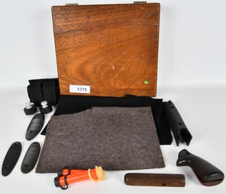 Gunsmithing Accessories Lot W/ Wood Box