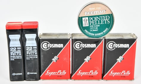 Crosman super pells 22 cal, Beeman pointed Pellet