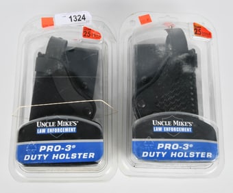 (2) NIP Uncle Mike's Law Enforcement PRO 3 Duty Hl