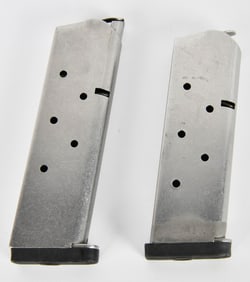 Lot of 2 Colt Government & Officers Magazines .45