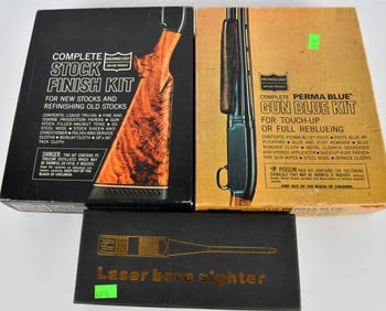 2 Birchwood Stock Finish Kits & Bore Sighter
