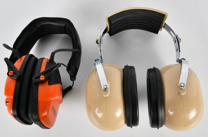 (2) Hearing Protectors Clark & Howard Leight