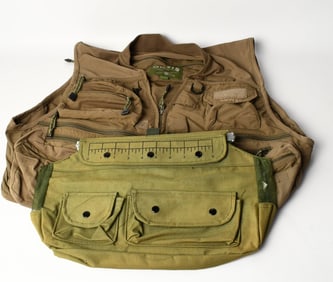 Vtg Orvis Pro Guide Mesh Fly Fishing Vest Mesh LG