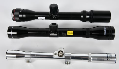 3 Various Branded Riflescopes