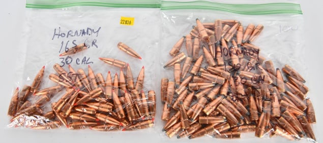 150 Count Of .30 Cal Reloading Bullet Tips