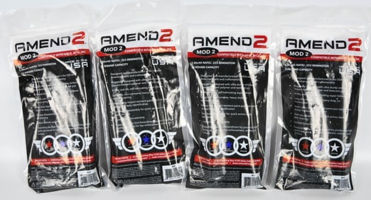 (4) New Amend 2 Mod 2 30 rd AR M4 M16 Magazines
