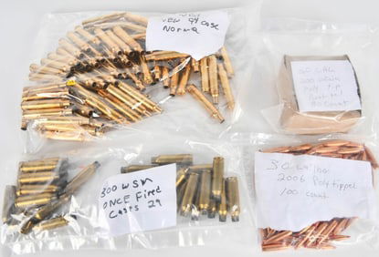 123 Ct of Empty .300 WBY & .300 WSM W/