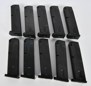 10 P. Beretta 9 para 15 rd Black Magazines ITaly