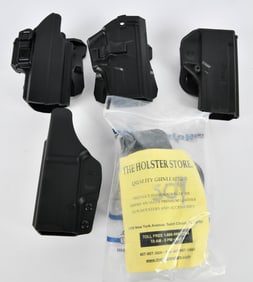 5 Polymer & 1 Leather Pistol Holster