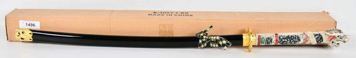 Decorative Fantasy Samurai Sword W/ Sheath