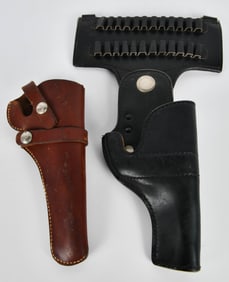 2 Right Handed Leather Holsters