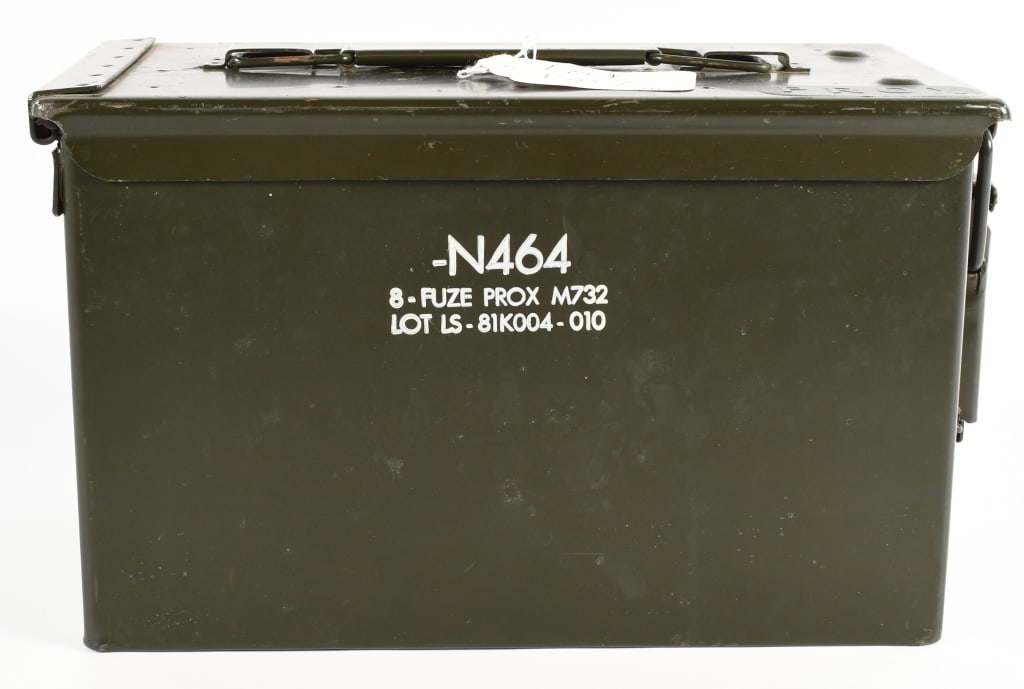 Heavy Duty Metal Ammo Can: Large Size Metal Ammunition Storage Container