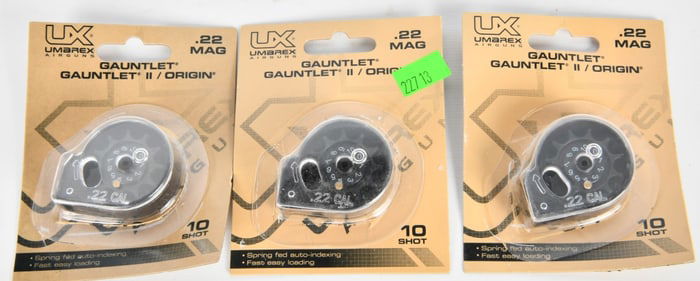 Lot of 3 Umarex Gauntlet PCP Pellet Gun Air Rifle