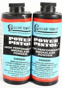 (2) Alliant Powder Power Pistol HP smokeless Powdr